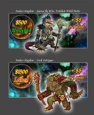 ShadowSea Kickstarter Post-funding Pledges