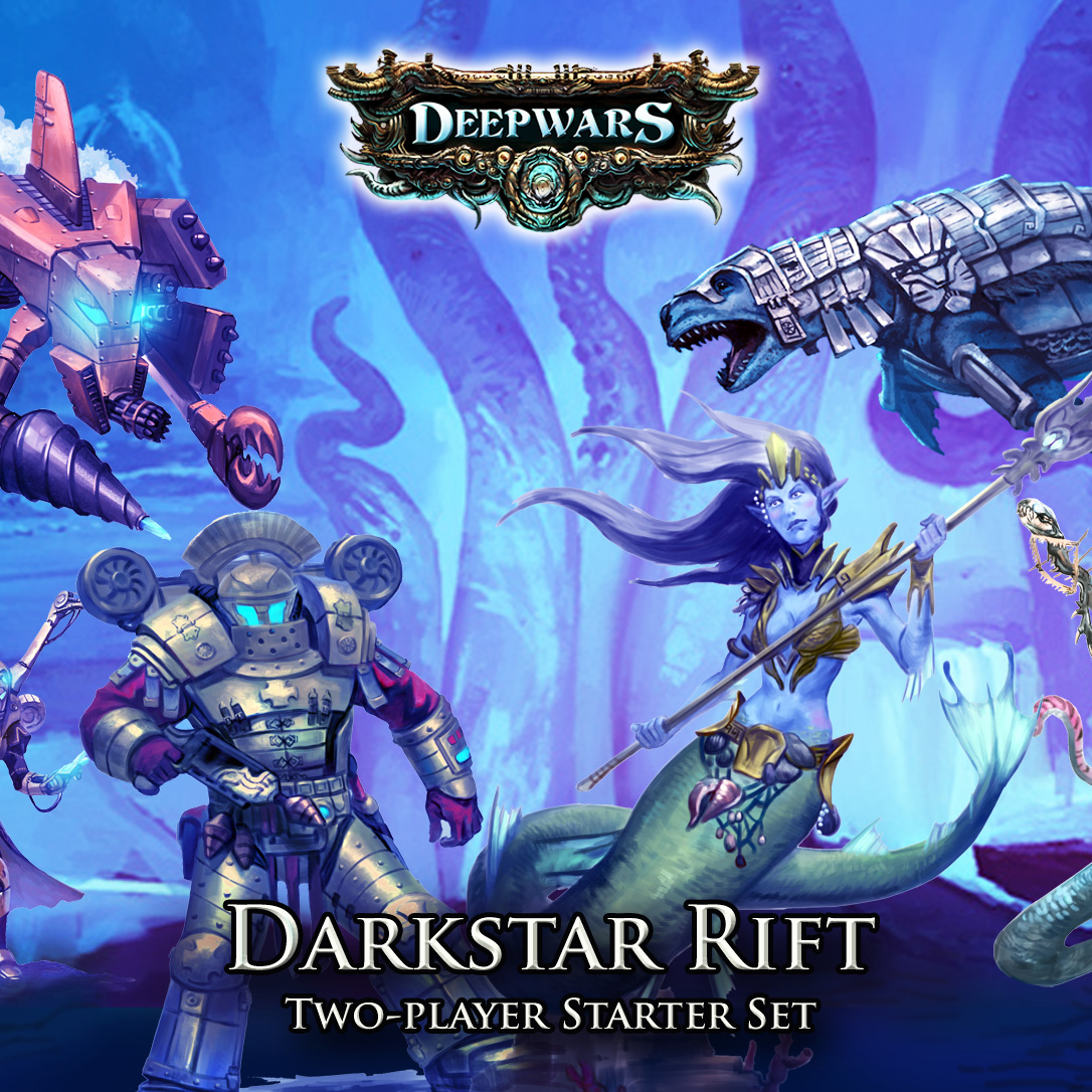 DeepWars - Darkstar Rift 2-player Deluxe Starter (Digital PDF & STL)