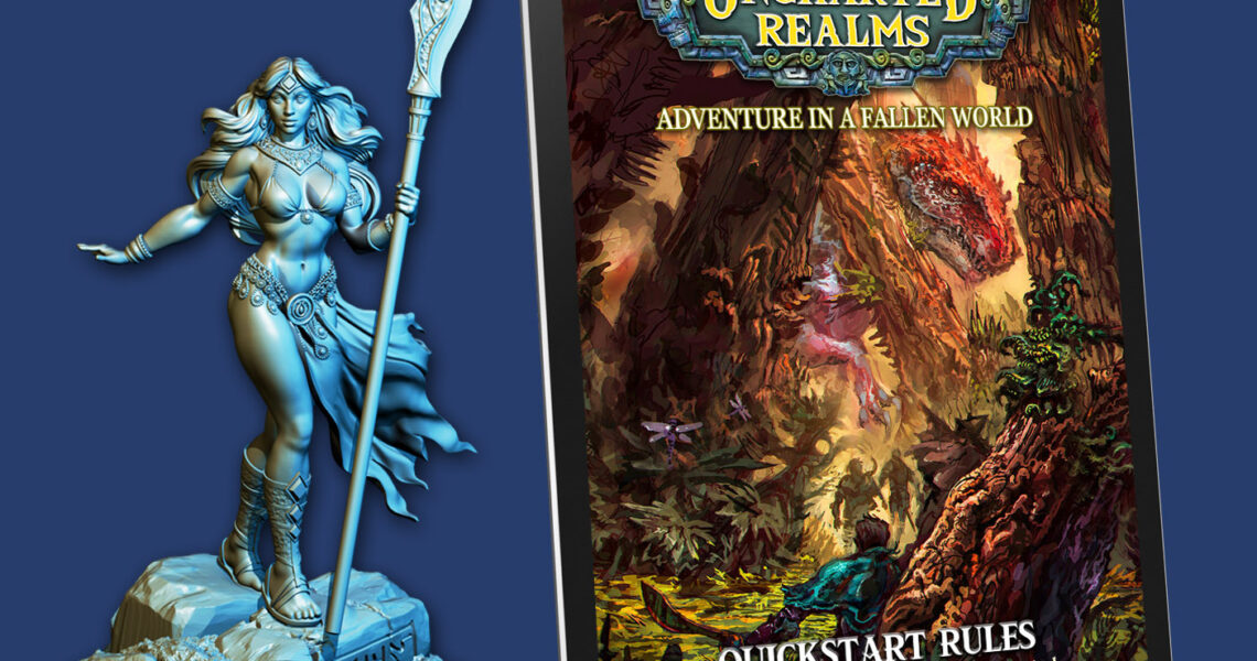 Uncharted Realms RPG – Free Quickstart PDF & STL