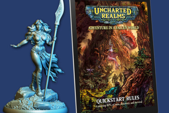 Uncharted Realms RPG – Free Quickstart PDF & STL